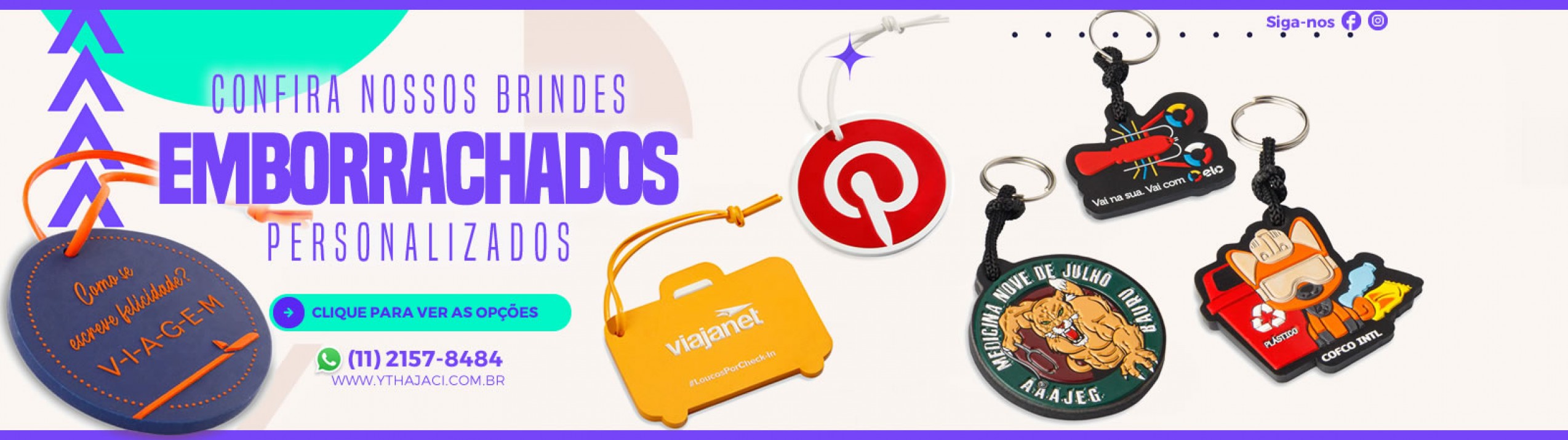 Brindes Emborrachados Personalizados