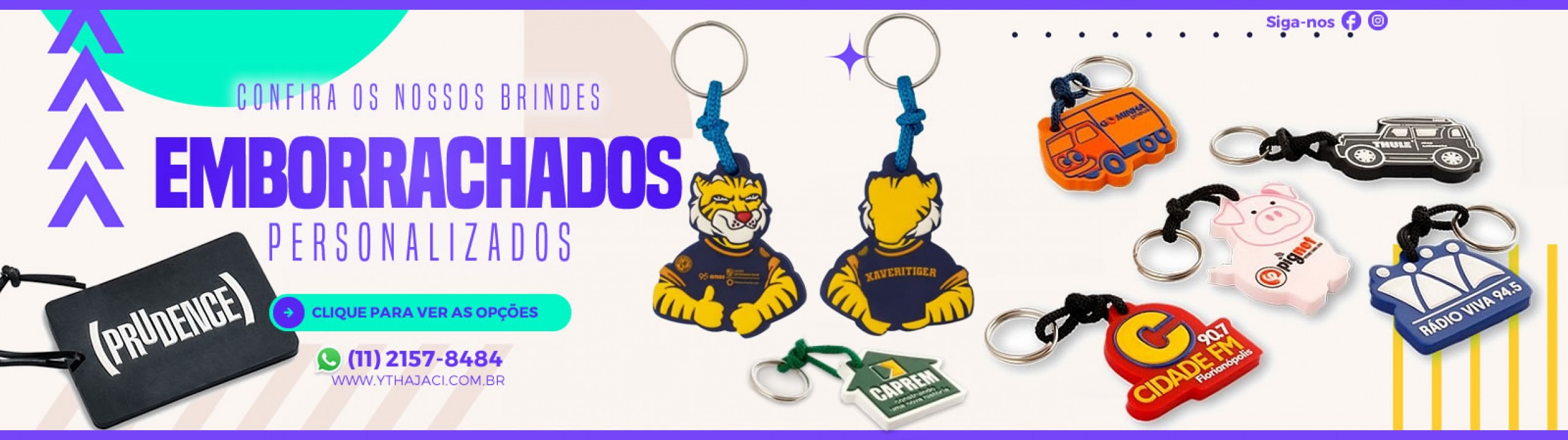 Brindes Emborrachados Personalizados