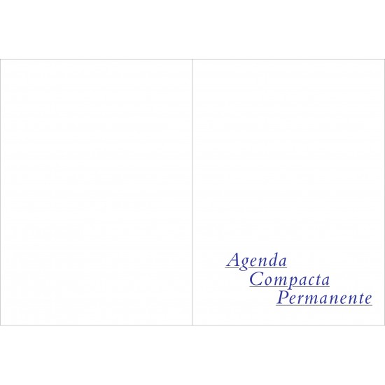 Agenda Diária Compacta Permanente 11x15,5cm Promocional