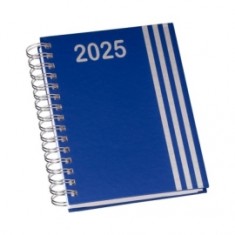 AGENDA DIÁRIA 2025 WIRE-O PREMIUM FAIXA PERSONALIZADA