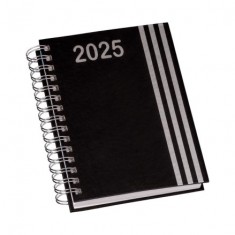 AGENDA DIÁRIA 2025 WIRE-O PREMIUM FAIXA PERSONALIZADA