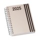 AGENDA DIÁRIA 2025 WIRE-O PREMIUM FAIXA PERSONALIZADA