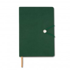 Caderneta Tipo Moleskine com Fecho Personalizada 18519