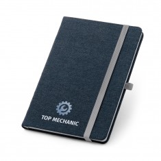 Caderno Capa Dura Denim Promocional 93594