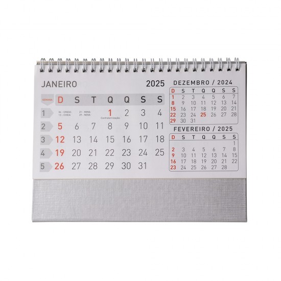 Calendário de Mesa 2025 Personalizado 14950G