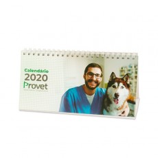 Calendário de Mesa 20x10cm (7 folhas) Personalizado