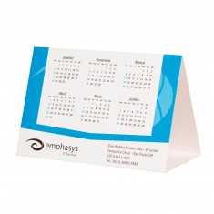 Calendário de Mesa Triângulo 10x15cm Personalizado