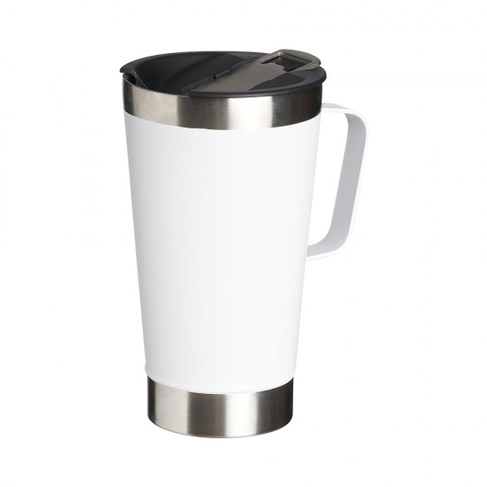 Caneca Térmica Inox com Abridor 500ml Personalizada 04082