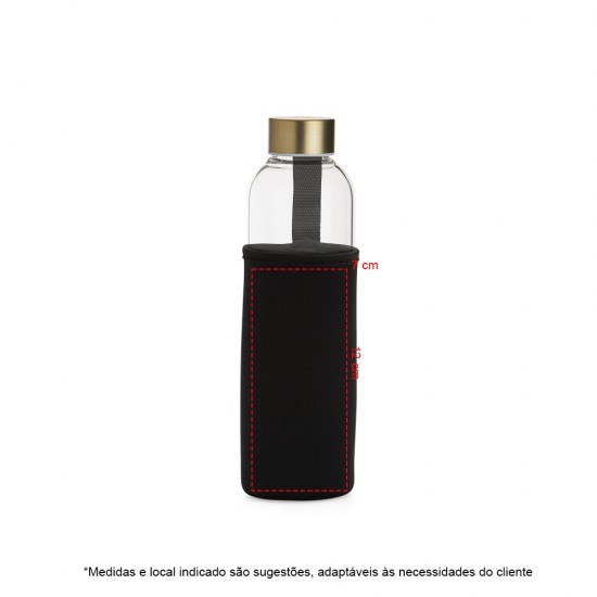 Garrafa de Vidro 650ml Promocional 05075