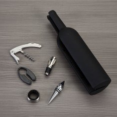 Kit Vinho Garrafa 5 Peças Personalizado 11870