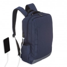 Mochila de Nylon USB Personalizada 03034