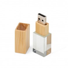 Pen Drive Cristal Bambu Personalizado 00064-4GB/8GB