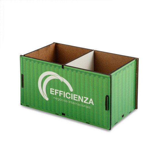 Caixa Container sem Tampa de MDF 15x7,5x8cm Personalizado