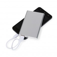 Power Bank Metal com Indicador Led Personalizado 02012