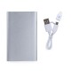 Power Bank Metal com Indicador Led Personalizado 02012